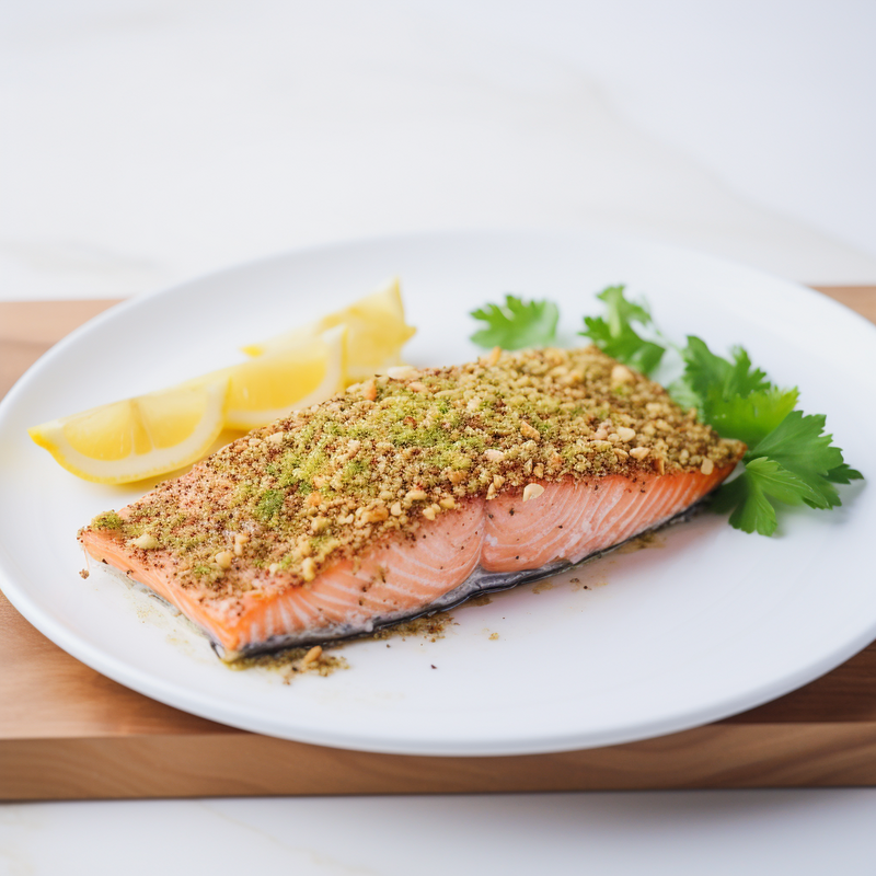 Pistachio Crusted Salmon